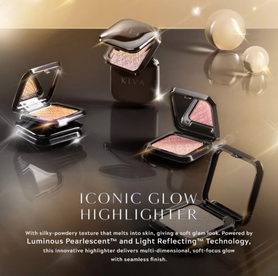 KIVA Iconic Glow Rose Radiance Highlighter 2gram