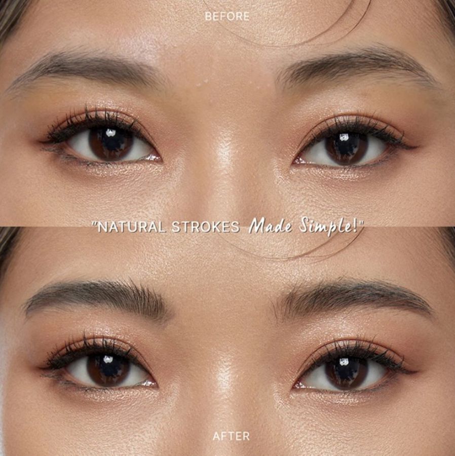 KIVA Ultrafine Dark Brown Brow Pencil 1pcs