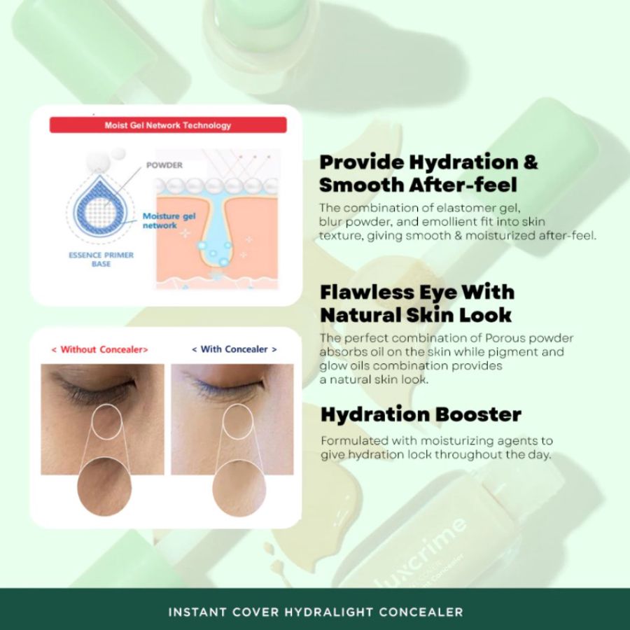 Luxcrime Instant Cover Hydralight N00 Concealer 10gram