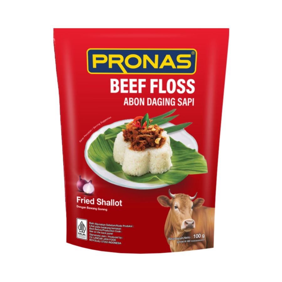 Pronas Abon Daging Sapi dengan Bawang Goreng 100gram
