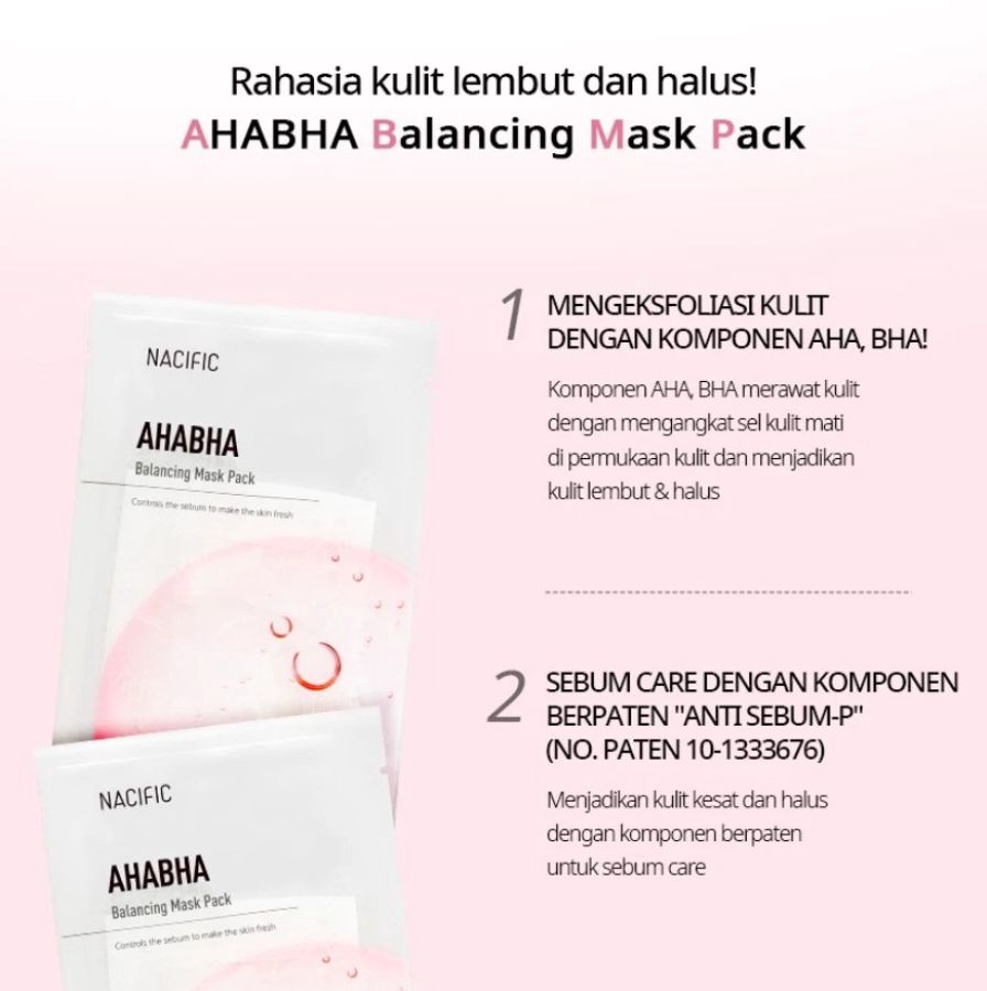 NACIFIC AHABHA Balancing Sheet Mask 30gram
