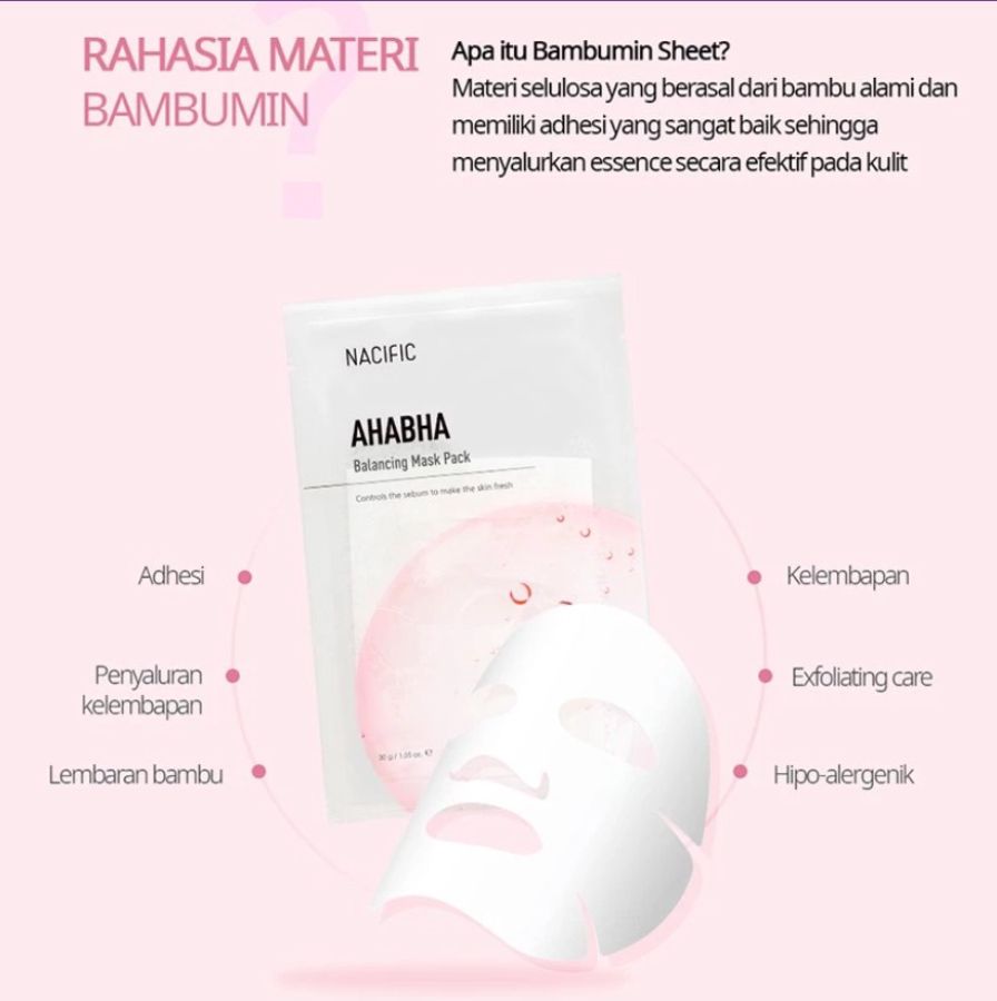 NACIFIC AHABHA Balancing Sheet Mask 30gram