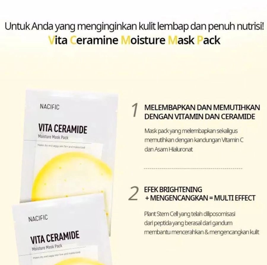 NACIFIC Vita Ceramide Moisture Sheet Mask 30gram