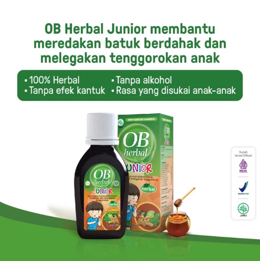 OB Herbal Junior Obat Batuk Berdahak 30ml