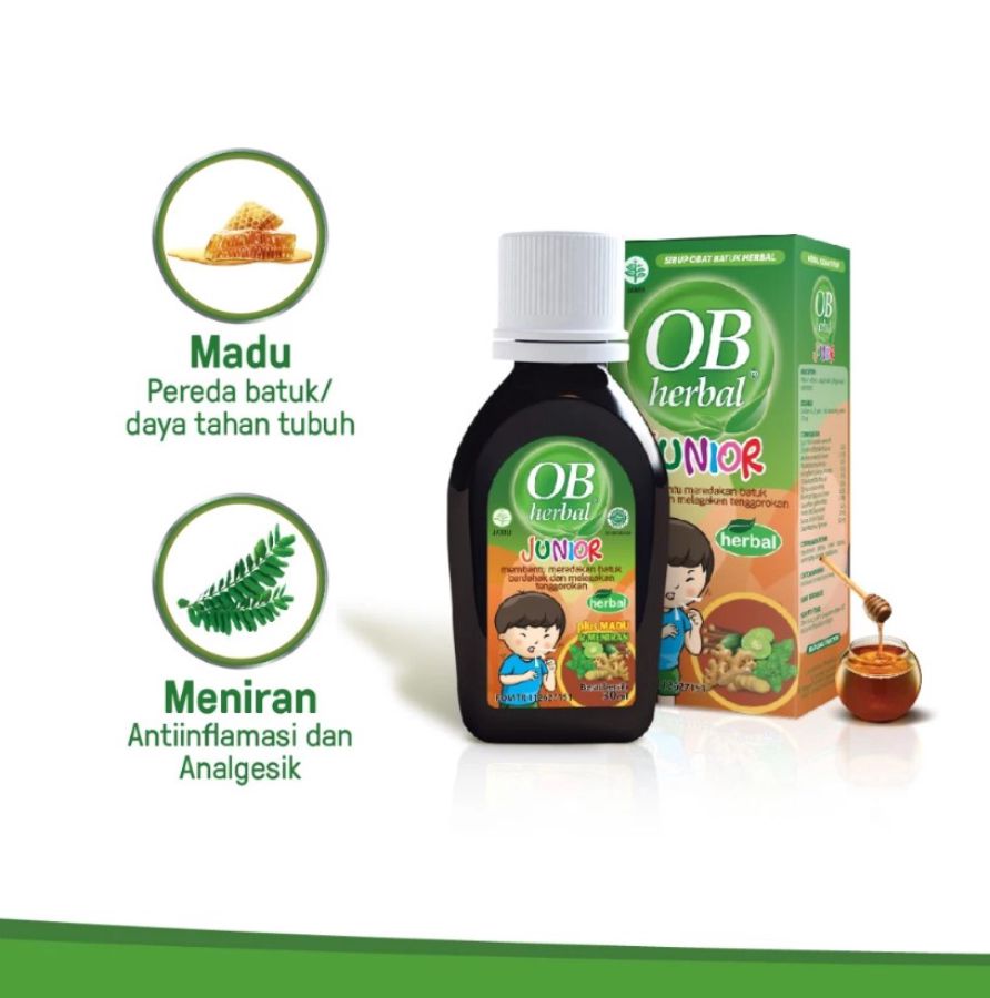 OB Herbal Junior Obat Batuk Berdahak 30ml