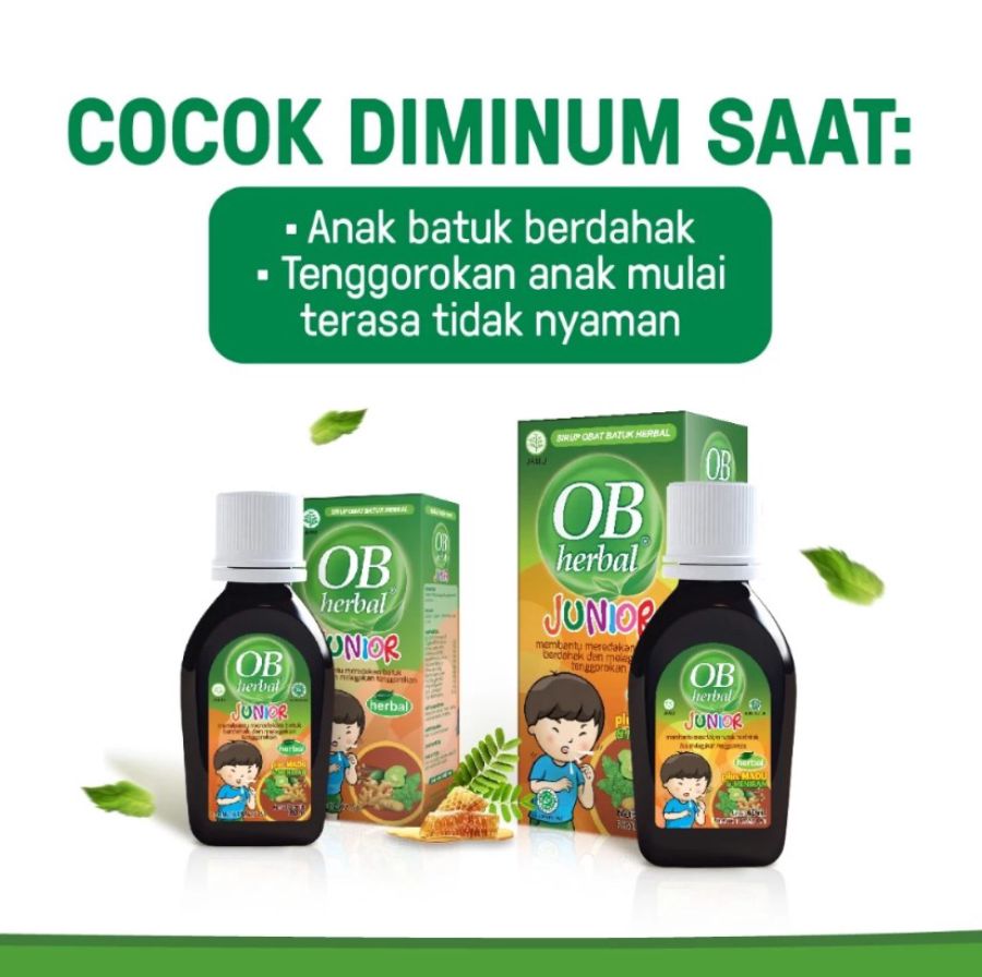 OB Herbal Junior Obat Batuk Berdahak 30ml