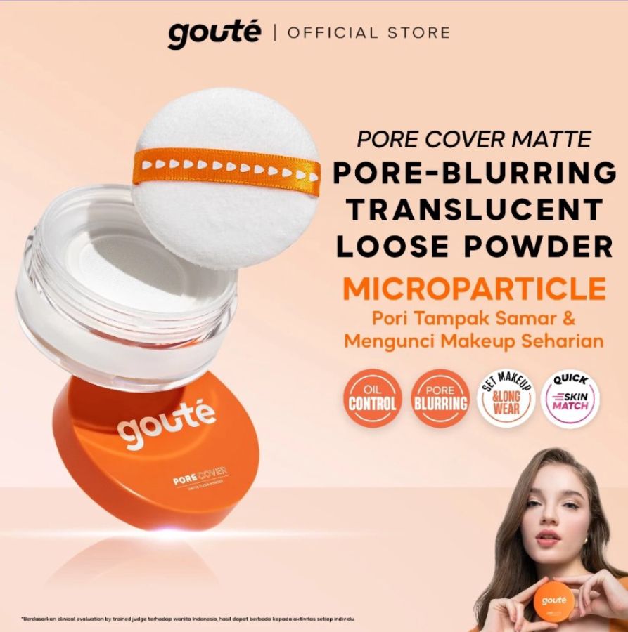Goute Pore Cover Matte Translucent Loose Powder 10gram