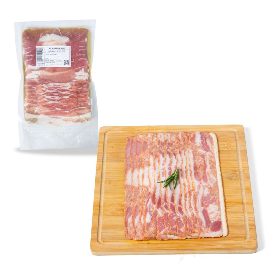 Pork Belly Import Slice Mamas 2mm 250gram