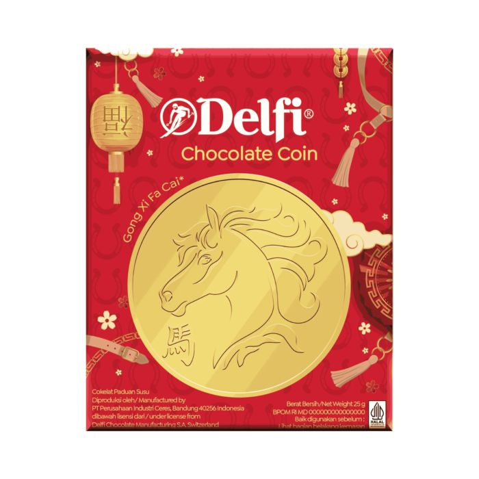 Delfi Big Coin Chocolate CNY