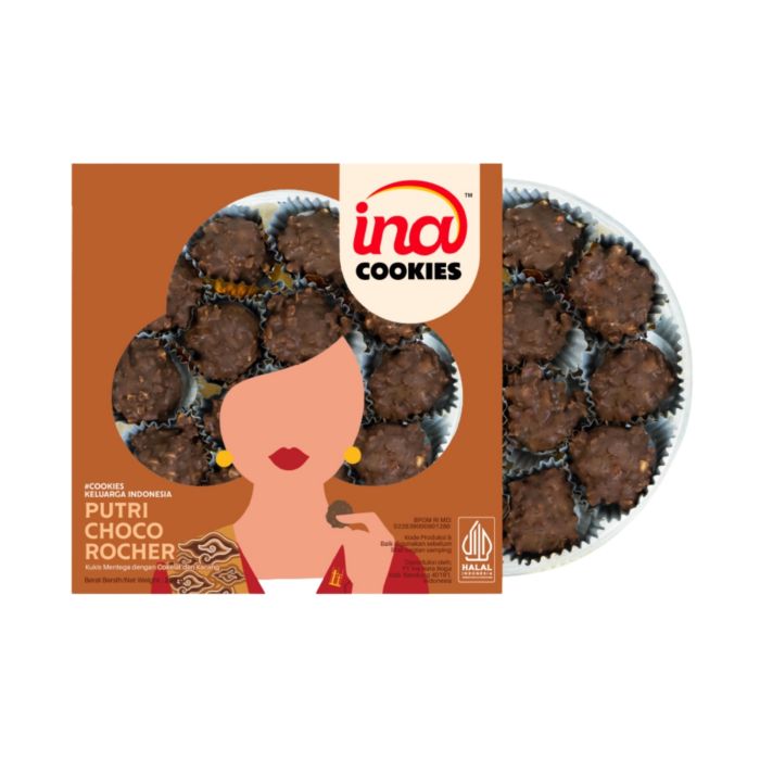 Ina Cookies Kue Kering Premium Choco Rocher Regular