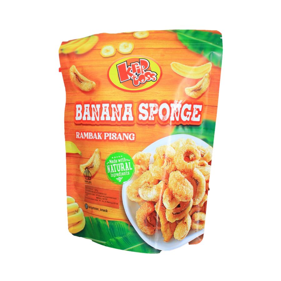 Kriptoss Banana Sponge 100gr 1pcs