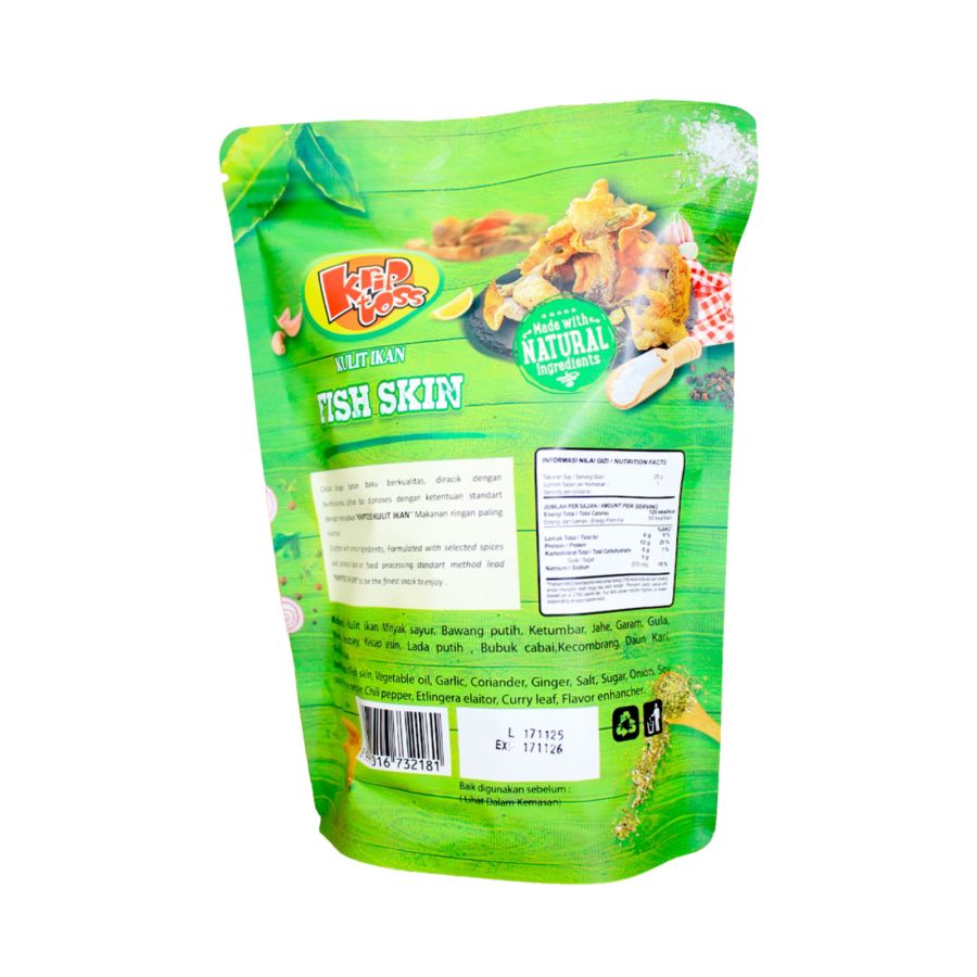 Kriptoss Fish Skin Original 75gram 1pcs
