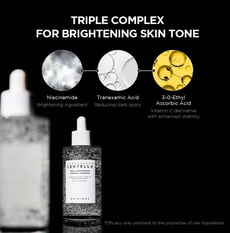 SKIN1004 Madagascar Centella Tone Brightening Capsule Ampoule Serum Wajah 50ml