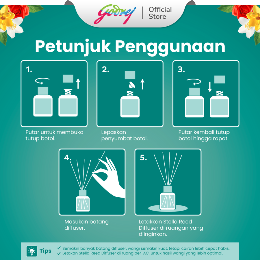 Stella Jasmine Serenity Reed Diffuser Set 30ml