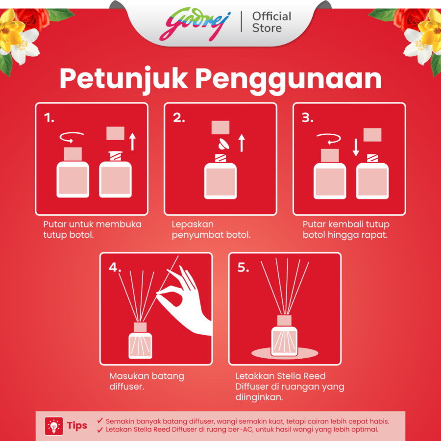 Stella Rosewood Harmony Reed Diffuser Set 30ml