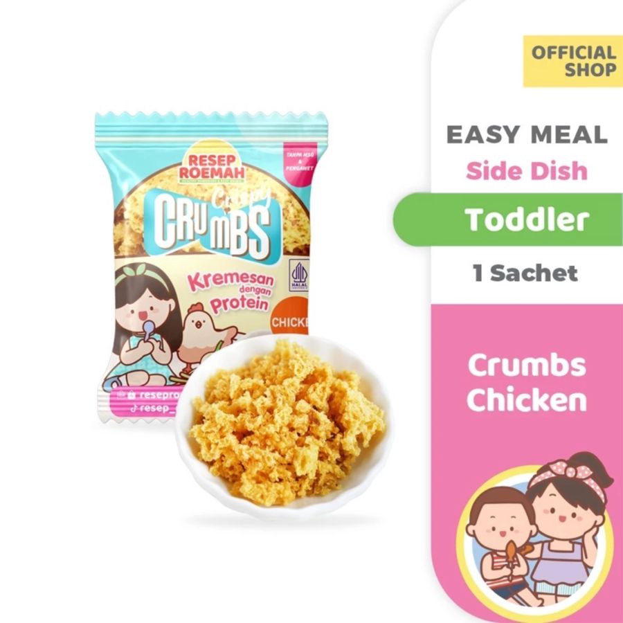 Resep Roemah Crispy Crumbs Chicken Kremesan dengan Protein untuk Anak 15gram