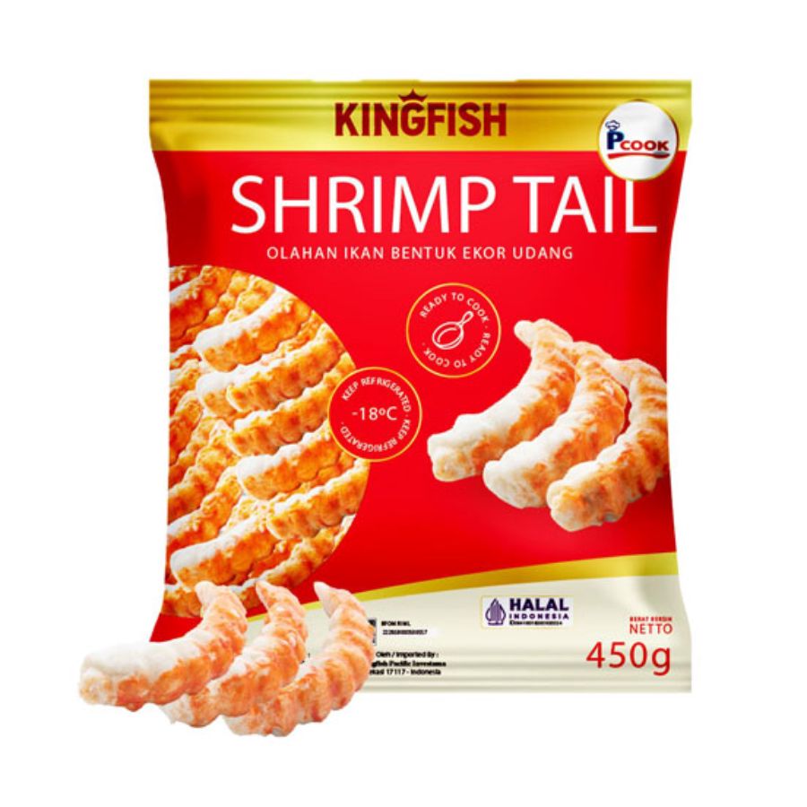 Kingfish Shrimp Tail 450gram 1pcs