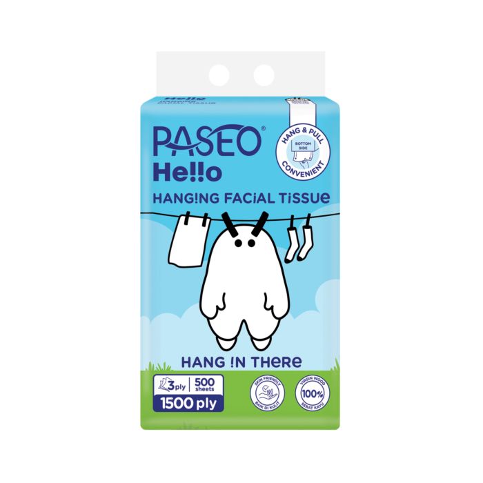 Paseo Hello Hanging Facial Tissue