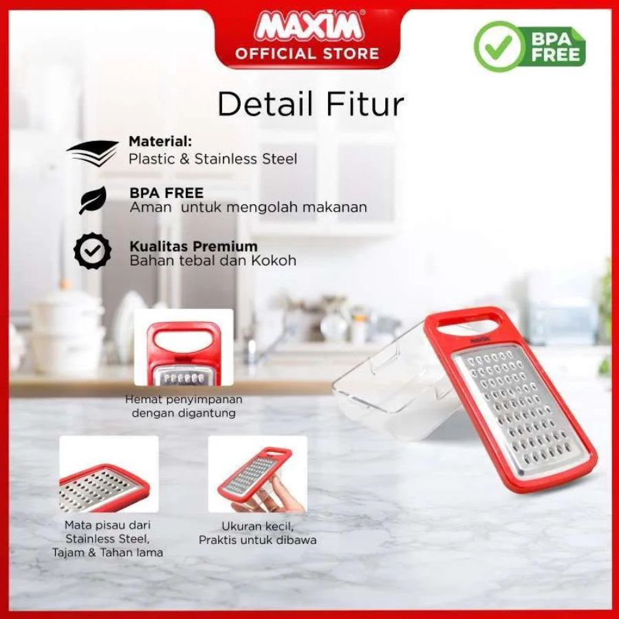 Maxim Tools Mini Grater With Box Parutan Kecil 1pcs