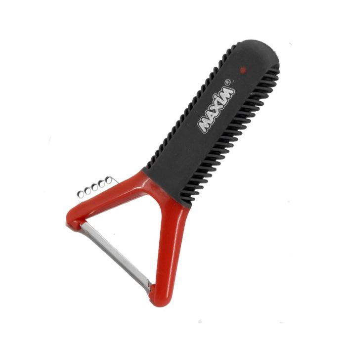 Maxim Tools Flex Grip Y Peeler 2in1 Pengupas Sayur & Buah Stainless Steel