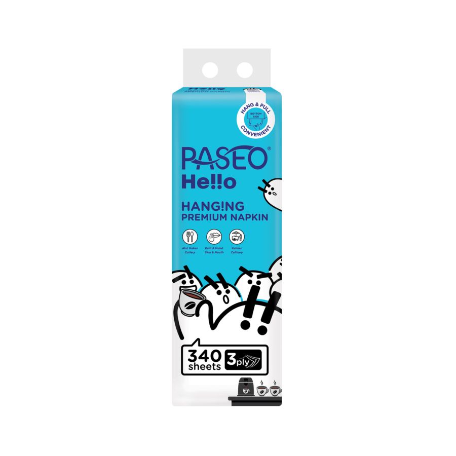Paseo Hello Hanging Premium Napkin 340sheets
