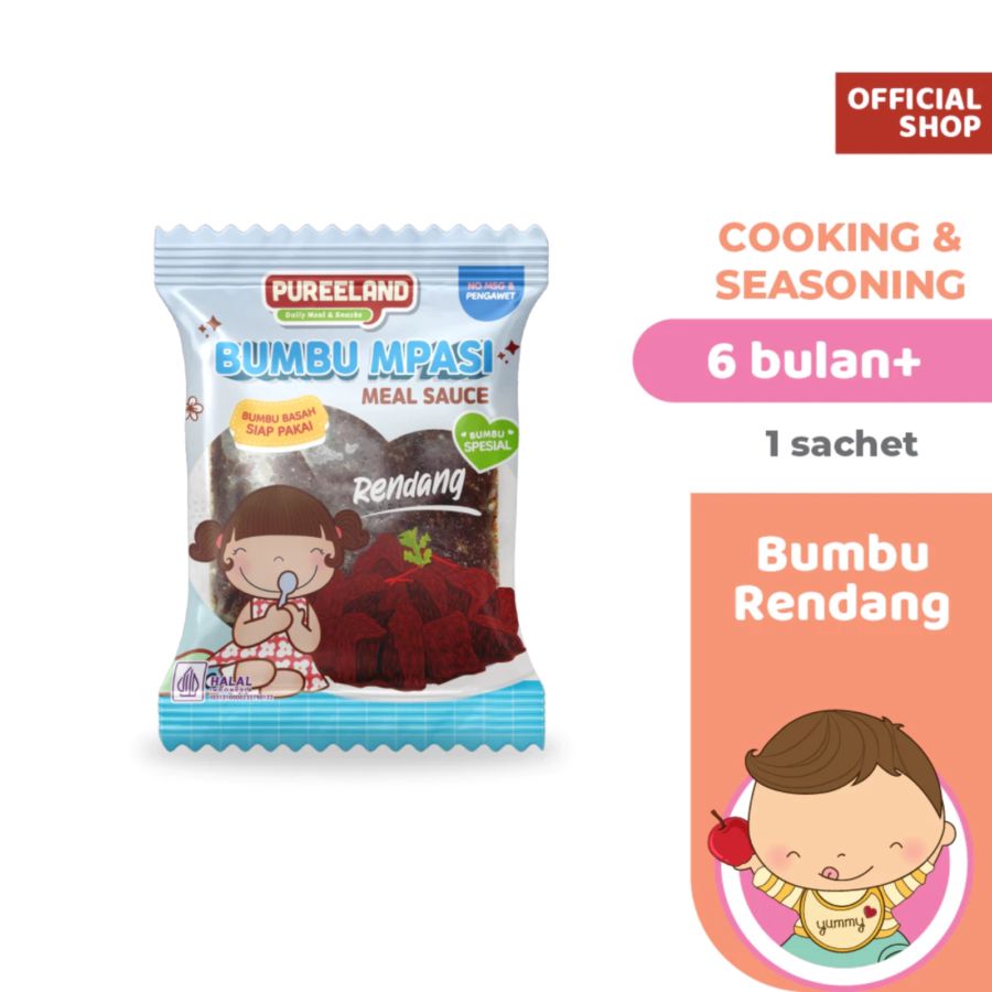 Pureeland Bumbu MPASI Rendang 30gram