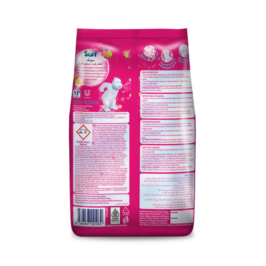 Surf Rose Fresh Deterjen Bubuk 500gram