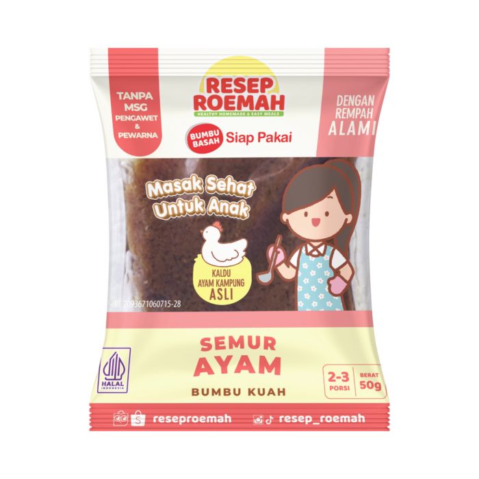 Resep Roemah Bumbu Basah Siap Pakai Semur Ayam Bumbu Kuah