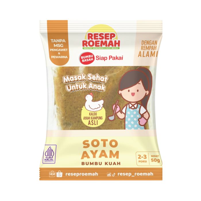 Resep Roemah Bumbu Instant Anak Kuah Soto Ayam