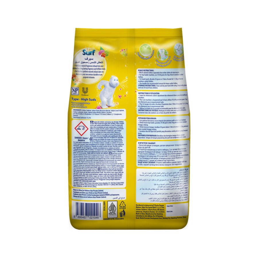 Surf Sun Fresh Deterjen Bubuk 500gram