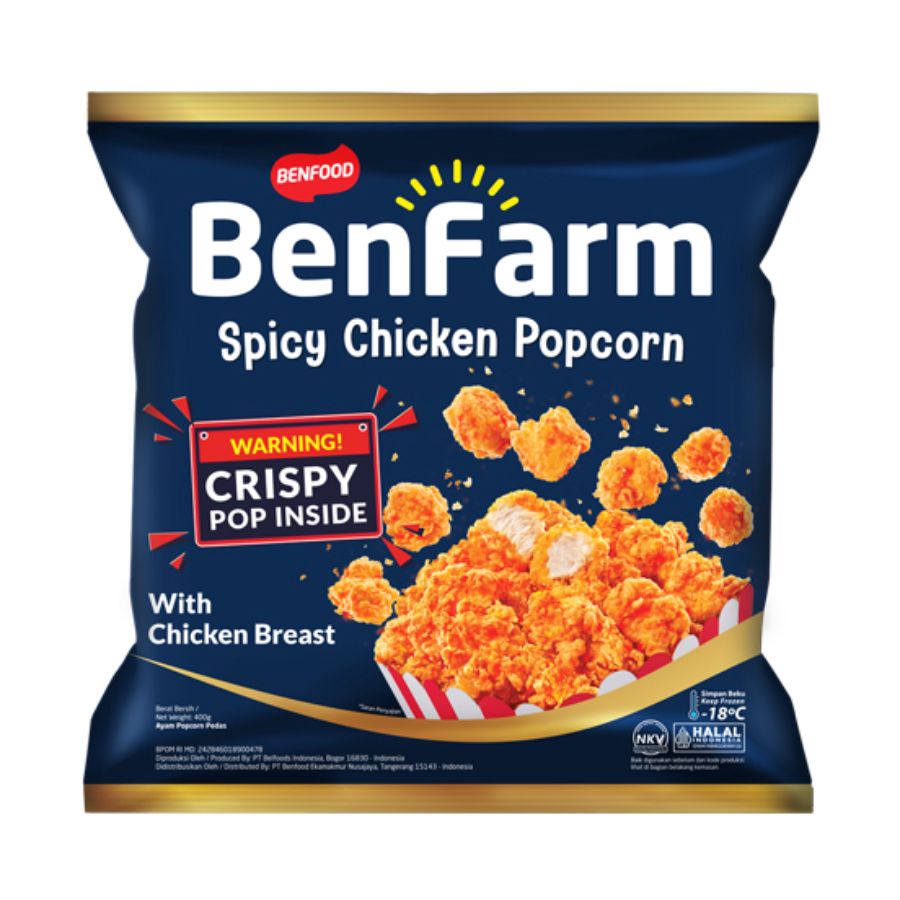Benfarm Spicy Chicken Popcorn 400gram 400gram