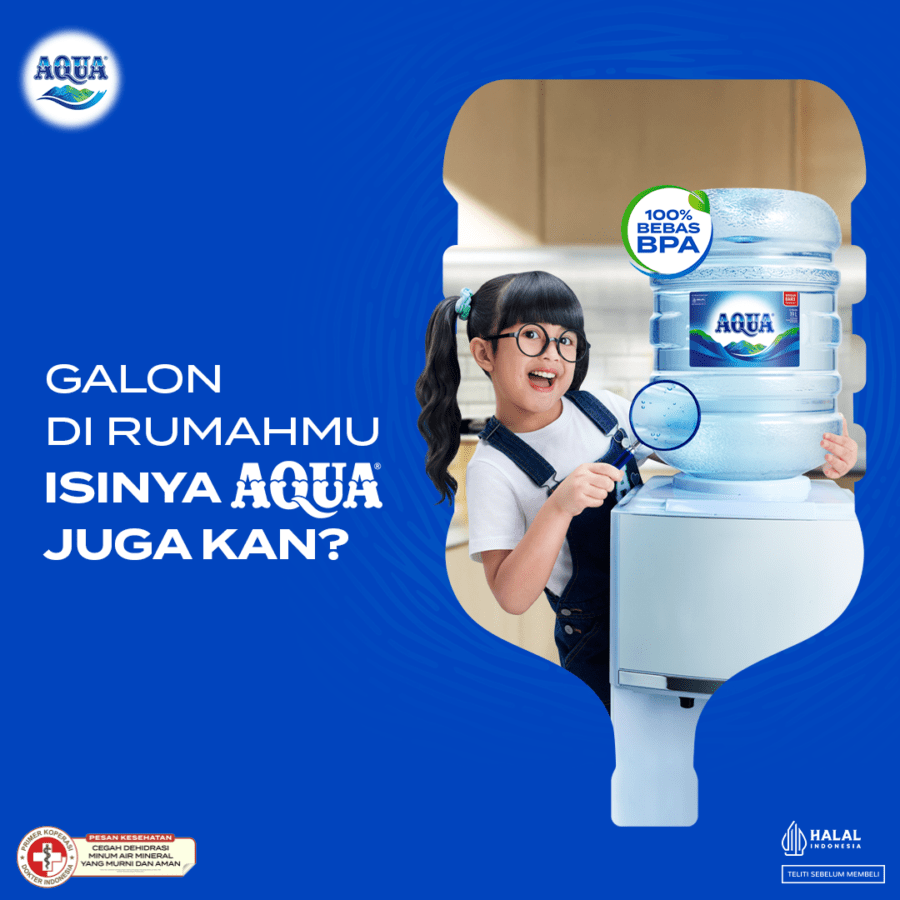 REFILL AQUA Mineral Water Galon