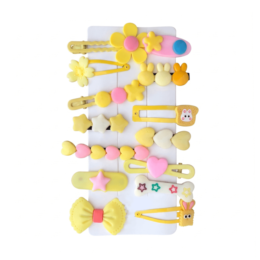 Yellow Hair Clip Series Astro Kids