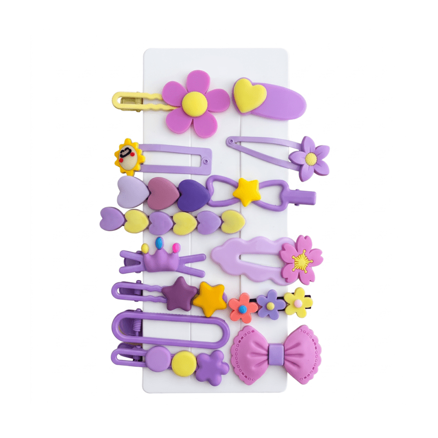 Purple Hair Clip Series Astro Kids