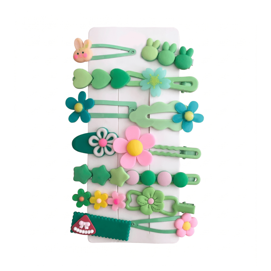 Green Hair Clip Series Astro Kids
