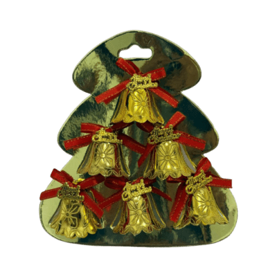Lonceng Natal Emas 4.5cm