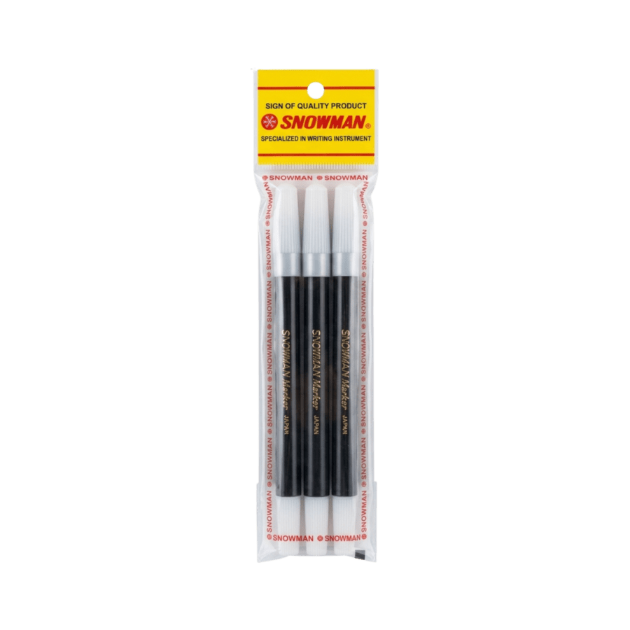 Snowman Sign Pen Black Spidol Warna