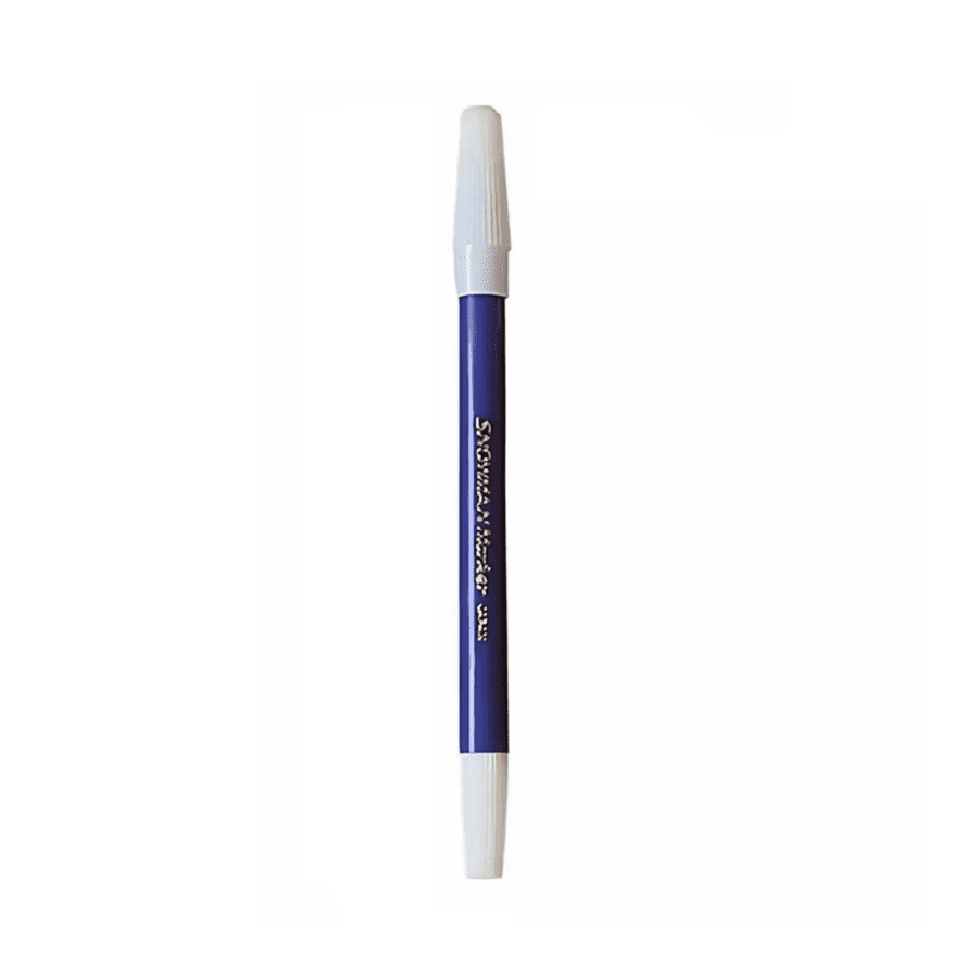 Snowman Sign Pen Blue Spidol Warna