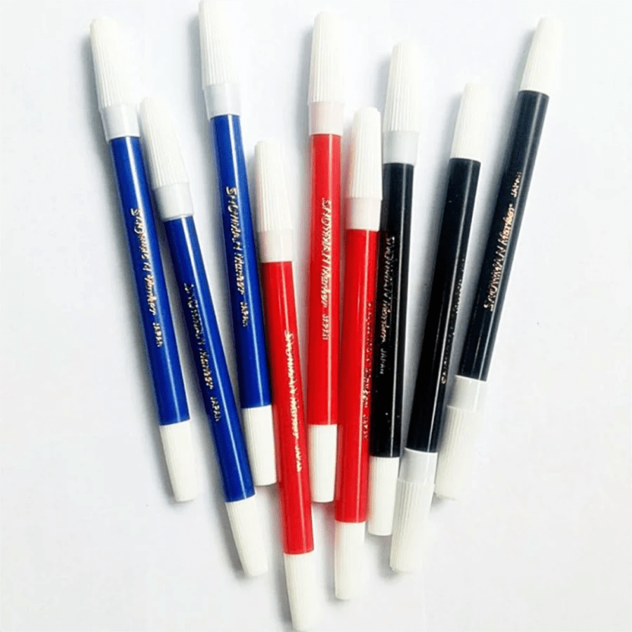 Snowman Sign Pen Blue Spidol Warna