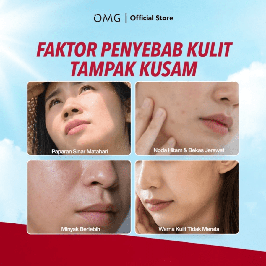OMG Oh My Glow Bright Booster UV Barrier Sunscreen SPF 50 PA++++
