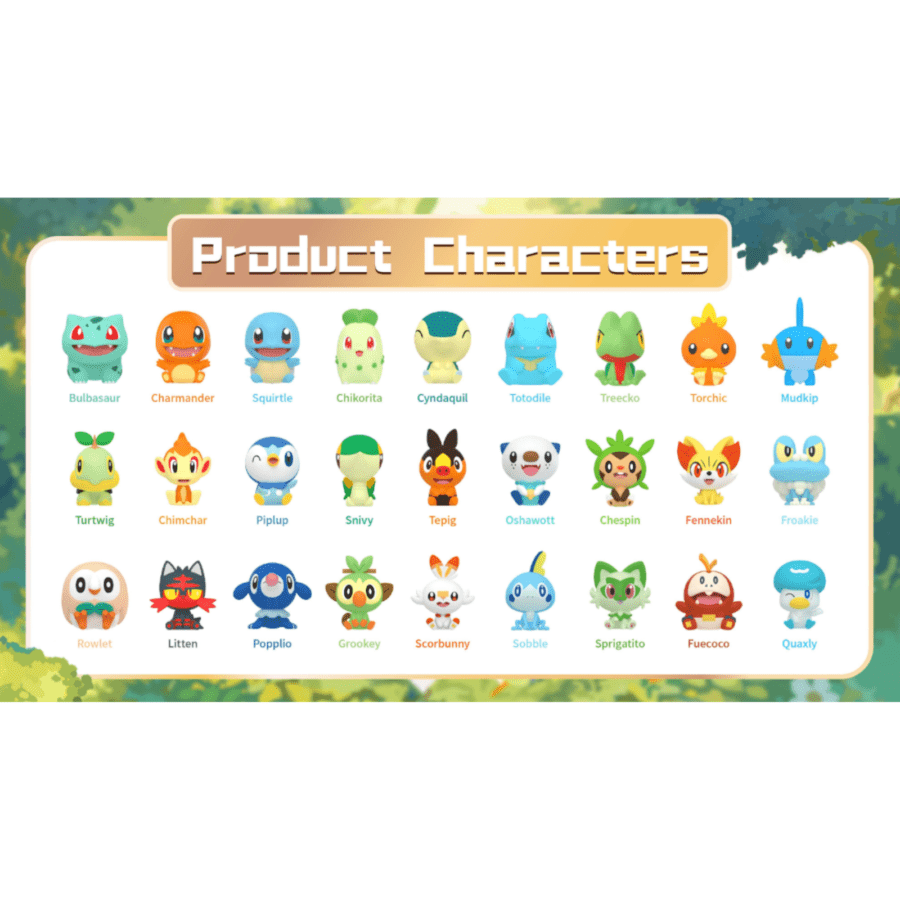 Pokemon First Partner Random Character Palmsize Wonders Blind Box