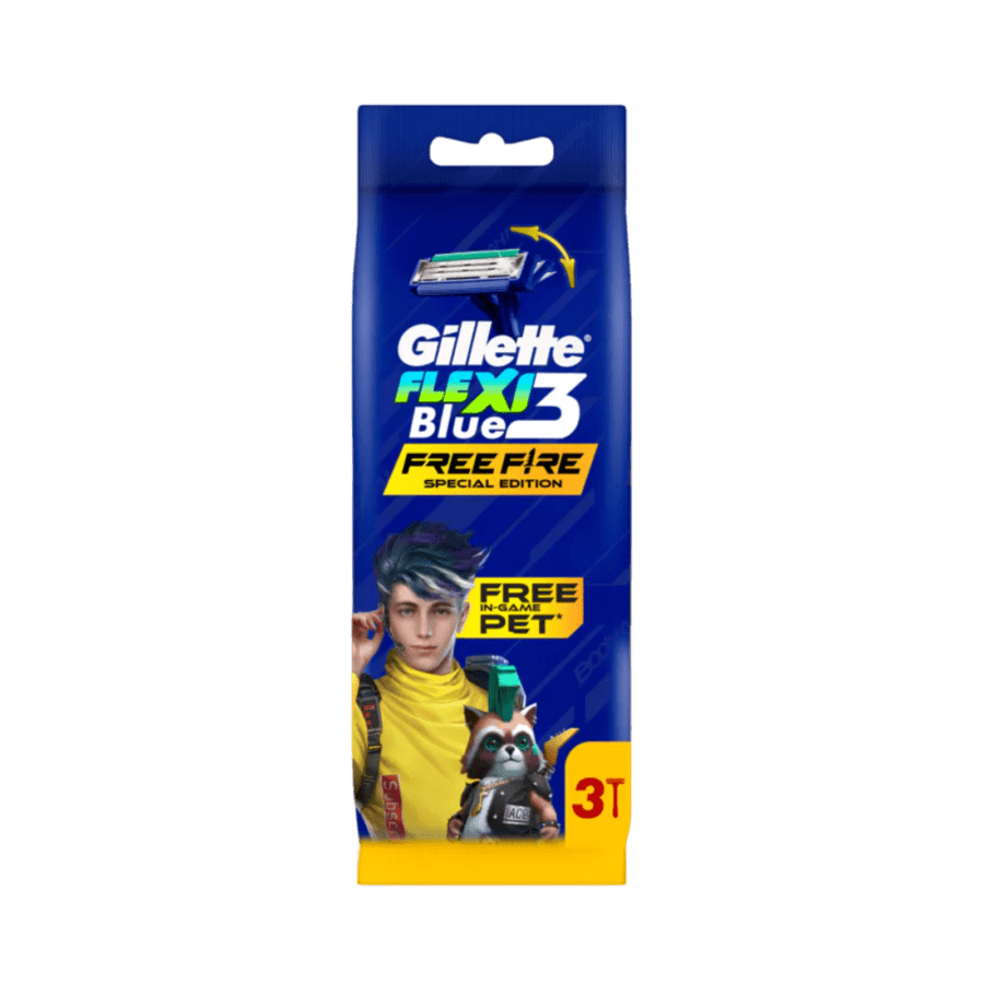 Gillette Flexi Blue 3 Alat Cukur Pria
