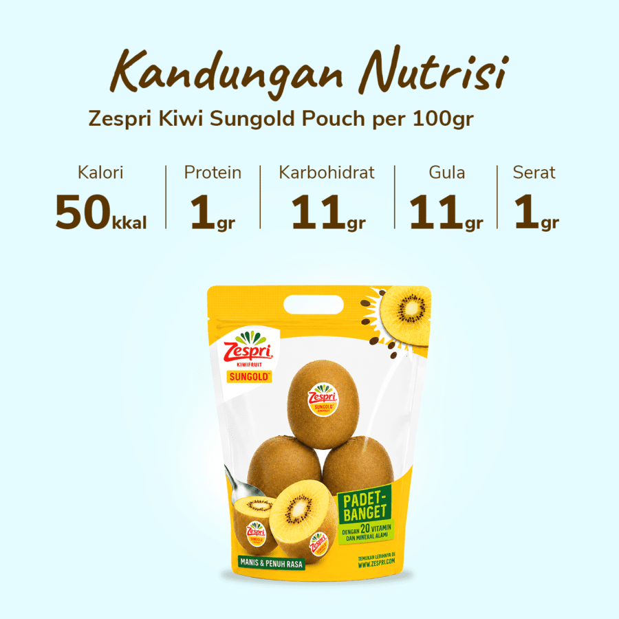 Zespri Kiwi Sungold Pouch
