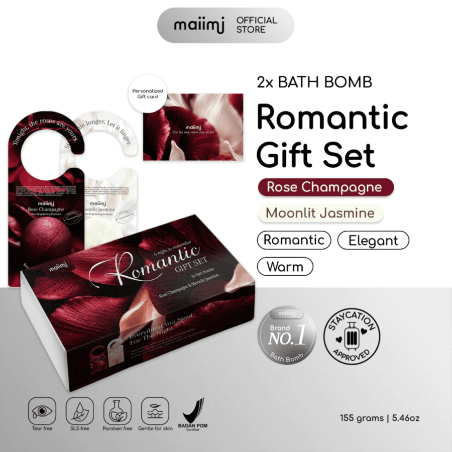Maiimi Romantic Gift Set (Hard Bundle) Bath Bomb