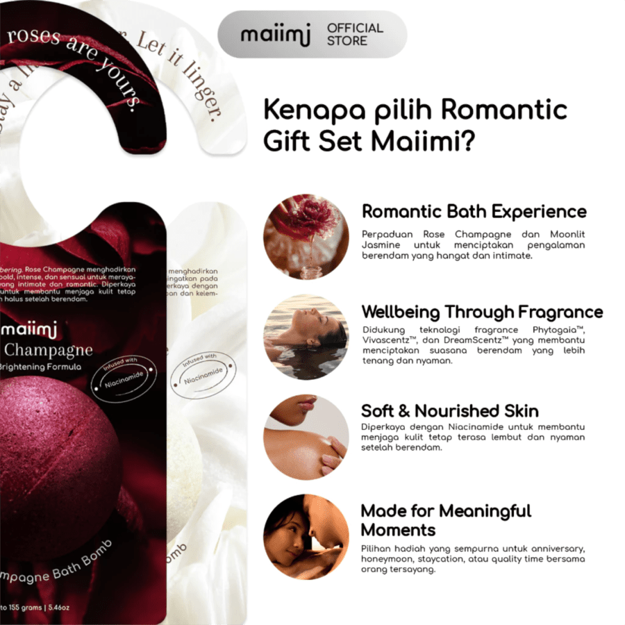 Maiimi Romantic Gift Set (Hard Bundle) Bath Bomb