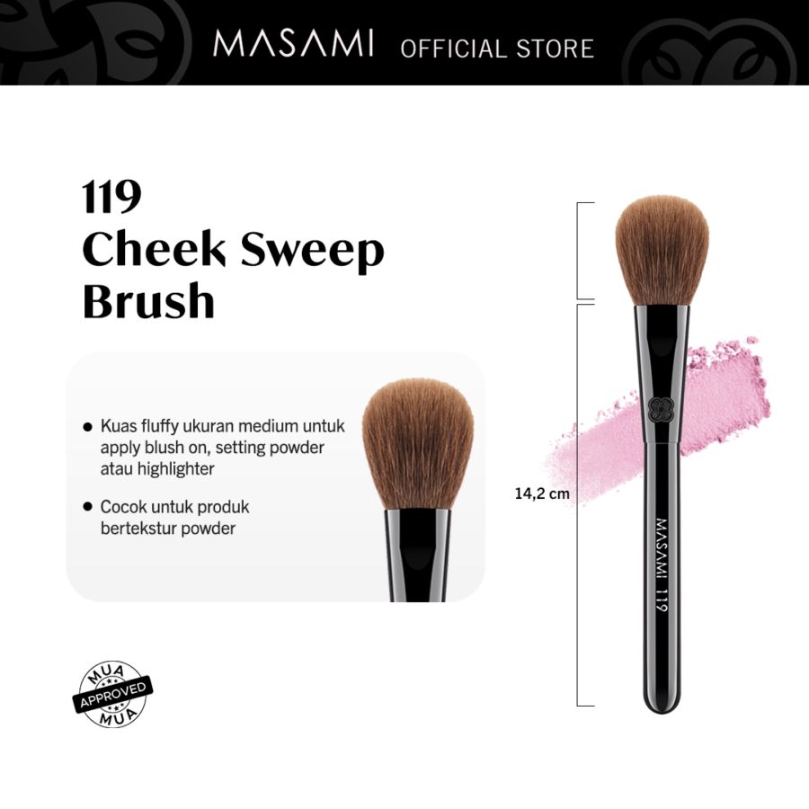 Masami 119 Cheek Sweep Brush 2.0