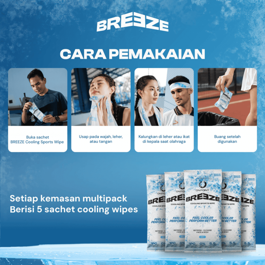ONPOINT BREEZE Cooling Sports Wipe