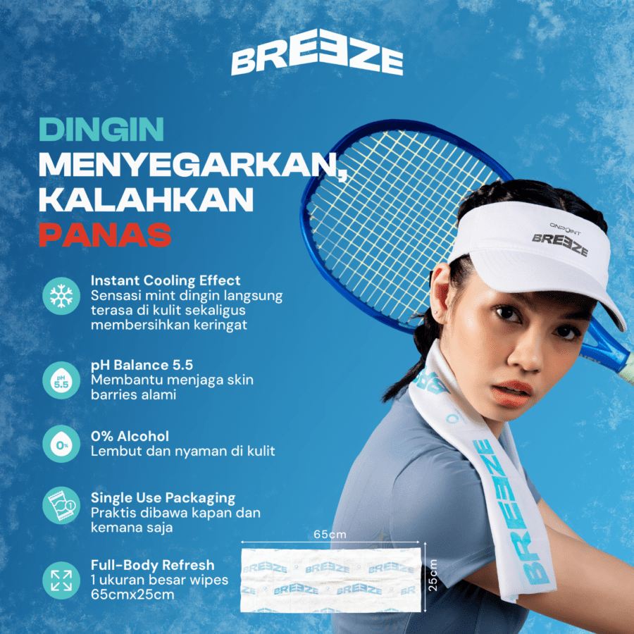 ONPOINT BREEZE Cooling Sports Wipe