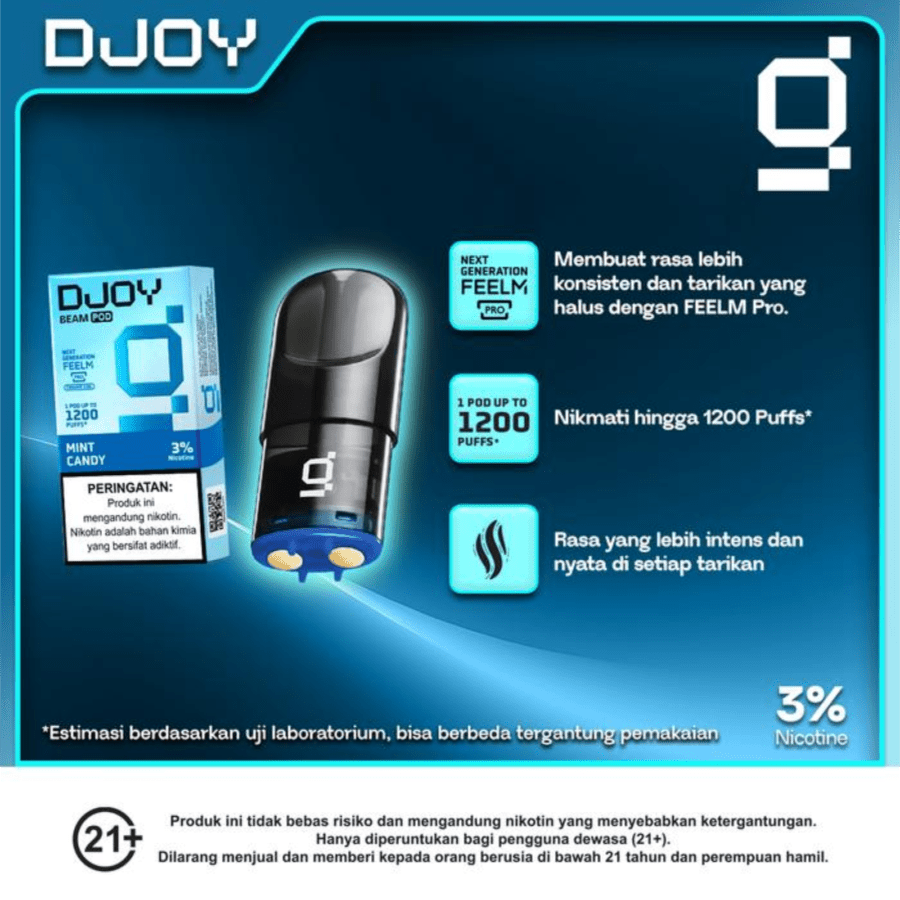 Djoy Beam Pod Mint Candy Rokok Elektrik