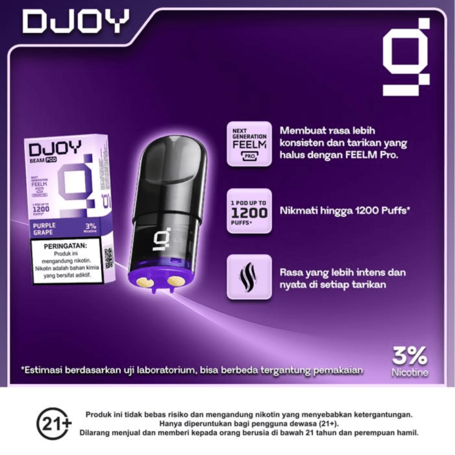 Djoy Beam Pod Purple Grape Rokok Elektrik